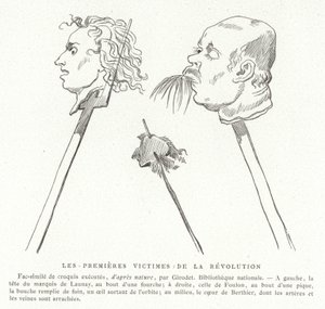 De første ofre for den franske revolution, juli 1789 af French School