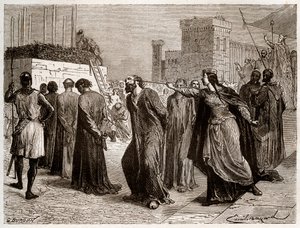 Kætteriet i Orleans i 1022 - Sagen om Orleans-kættere: kanoner blev dømt til slagteren for kætteri i Orleans i 1022. (første bucher i historien om kampen mod kætteriet i Vesten under Robert II den frommes regering ( 996-1031 af French School