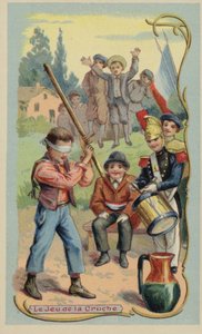 Kandespillet (chromolitho) af French School