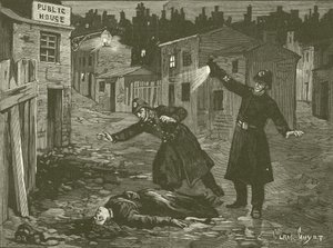 The last crime of Jack The Ripperdani af French School