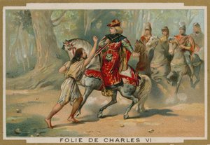 Kong Charles VI af Frankrigs galskab, 1392 af French School