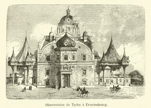 Tycho Brahes observatorium i Uranienbourg (gravering) af French School