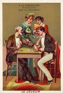 Afspilleren (chromolitho) af French School
