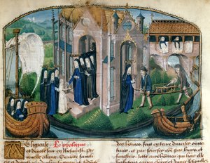 Modtagelse af en nybegynder og byde en patient velkommen, fra "Le Livre de Vie Active de l