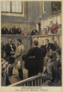 Rehabiliteringen af Pierre Vaux, Frankrig, 1897 af French School