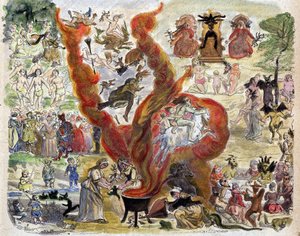Årets overtro tusind (1000): sabbatten - i pavernes historie af French School