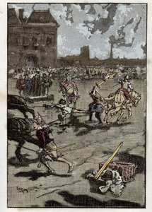 Torturen af Francois Ravaillac, morderen af kong Henry IV: han er indkvarteret i Paris den 27. maj af French School