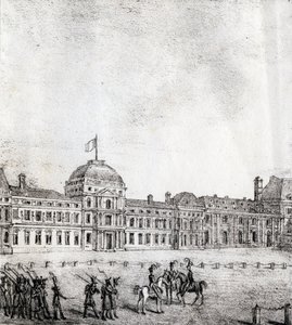 Tuilerierne - "Alphabet Picturesque des Monumens de Paris" c.1840 (gravering) af French School