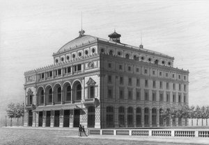 Theatre Lyrique, nu Theatre de la Ville, Place du Chatelet, Paris af French School