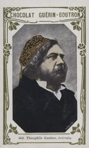 Theophile Gautier, ecrivain (farvet foto) af French School