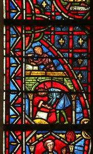 Theophilus bygger en kirke af French School