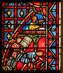 Theophilus bygger en kirke af French School