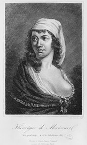 Theroigne de Mericourt, graveret af Charles Devrits (1800-tallet) 1845 af French School