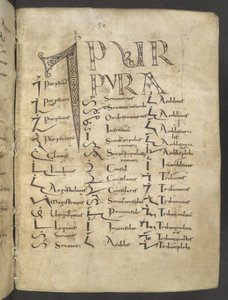 Tironian Manuscript, MS 37518 f.27r, Paris, Saint-Germain-des-Prés af French School