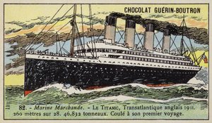 Titanic, britisk transatlantisk linjeskib af French School