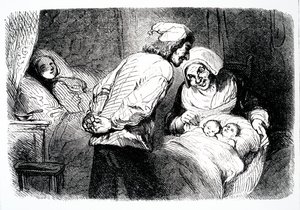 Titelside af Little Fadette af George Sands, 1852 af French School
