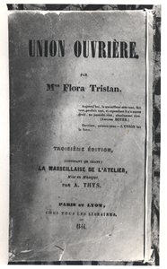 Titelblad til Union Ouvrière af Flora Tristan (1803-44), udgivet i, 1844 af French School
