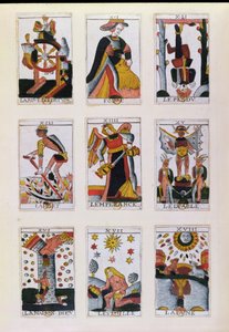 Traditionelle tarotkort af French School