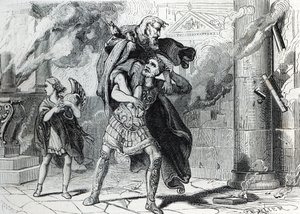 Trojansk læk (gravering) 1864 af French School