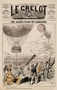 En alarm, Place du Carrousel, fra Le Grelot, 3. november af French School
