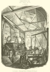 Et støberi (gravering) af French School