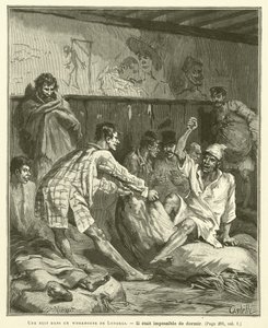 A Night in a London Workhouse (gravering) af French School