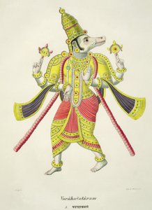 Varaha, graveret af de Marlet af French School