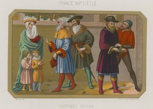 Forskellige mode i det 16. århundredes Frankrig af French School