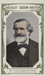 Verdi, italiensk komponist (farvet foto) af French School
