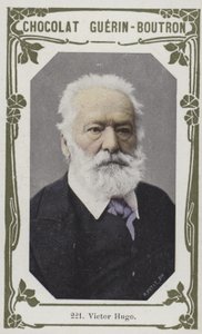Victor Hugo (farvet foto) af French School