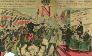 Victor Napoleon (1862-1926) i spidsen for bonapartisters tilhængere, Napoleon I
