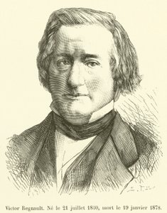 Victor Regnault, født 21. juli 1810, død 19. januar 1878 af French School