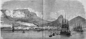 Udsigt over Cape Town (Cape Town, Cape Town), Sydafrika af French School