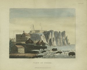 Udsigt over Goree, 1821 af French School
