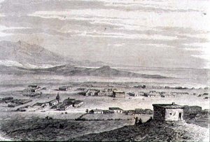 Udsigt over Los Angeles i 1860