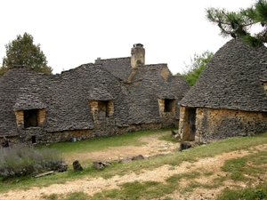 Udsigt over Cabanes de Breuil af French School
