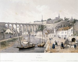 Udsigt over Dinan-viadukten (Cote d