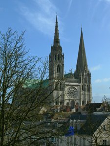 Udsigt over katedralen fra vest af French School