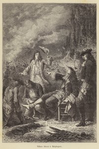 Villars skader Malplaquet (gravering) af French School
