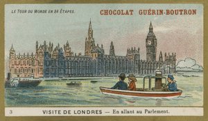 Besøg i London - på vej til Houses of Parliament