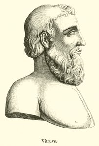 Vitruvius (gravering) af French School