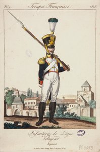 Voltigeur of the Line Infantry, franske tropper no. 9 af French School