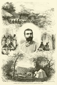 M Victor Girauds rejse i søregionen (gravering) af French School