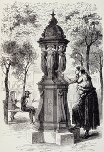 Wallace Fountain af French School
