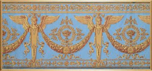 Tapetfrise fra konsulattiden, ca. 1800 af French School