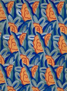 Tapetdesign af Maison Gaillard, pub. 1930. af French School