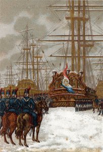 Krige under den franske revolution: Erobring af den hollandske flåde ved Helder i Holland (slutningen af december 1794 - begyndelsen af januar 1795): flåden blev taget af general Pichegrus kavaleri, mens isen stoppede enhver bevægelse af skibene. af French School