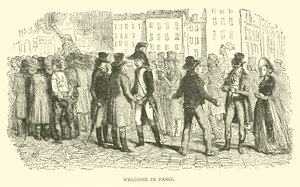 Velkommen til Paris (gravering) af French School