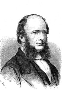 Werner Von SIEMENS (1816-1892), tysk opfinder og industrimand (elektrisk telegraf). Indgravering 1868 af French School