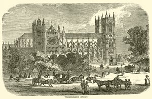 Westminster Abbey (gravering) af French School